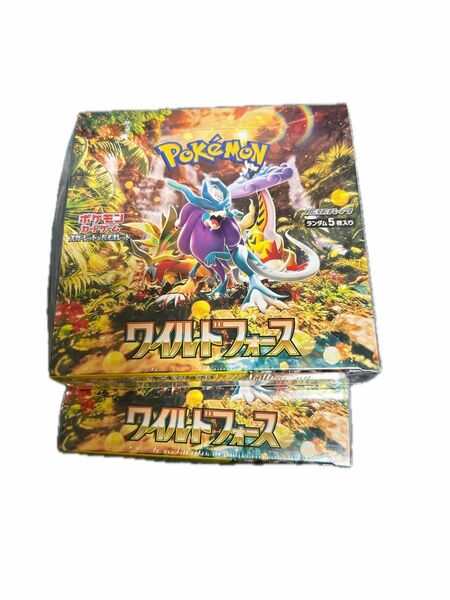 ポケカ　ワイルドフォース　2BOX シュリンク付き