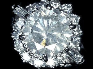 MM10229SS【1円～】新品【RK宝石】《Diamond》豪華絢爛!! 天然ダイヤモンド 特大1.054ct! 極上脇石ダイヤモンド Pt900 超高級リング ダイヤ