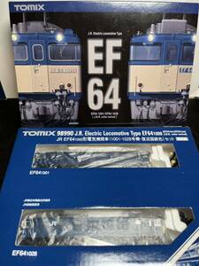 【区名札[高][愛]入り】TOMIX 98990『EF64-1000 「1001号機・1028号機・復活国鉄色 」2両セット』