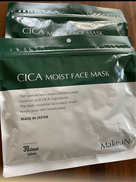 Make.iN CICA MOIST FACE MASK 30枚入 CICA CICAパック モイストフェイスマスク