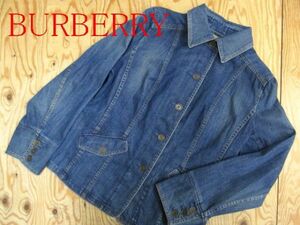 ★バーバリー Burberry★レディース 裏ノバチェック インディゴデニムジャケット★R60114005A