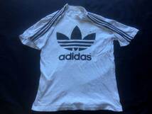 Adidas ヴィンテージトレフォイルTシャツ M　８０’ｓ_画像1