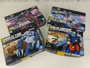 プラモデル バンダイ 1/144 RX-78-2 ガンダム/RX-77-2 ガンキャノン/RX-75 ガンタンク/MSM-07 ズゴック HG ガンプラ BANDAI 