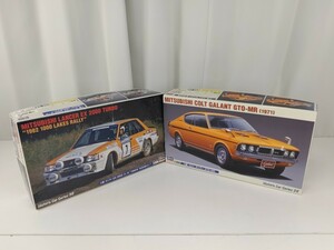 プラモデル ハセガワ 1/24 三菱 コルト ギャラン GTO-MR HC-28/ランサーEX 2000 ターボ 1982年 1000湖ラリー HC-38 まとめ