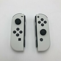 FUR【中古未使用】任天堂 Nintendo Switch(有機ELモデル) Joy-Con(L)/(R) ホワイト 動作未確認【034-240105-ZU-01-FUR】_画像4