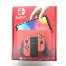 FUR【中古未使用】任天堂 Nintendo Switch(ニンテンドースイッチ) 有機ELモデル マリオレッド【034-240111-SM-02-FUR】_画像1