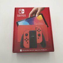 FUR【中古未使用】任天堂 Nintendo Switch(ニンテンドースイッチ) 有機ELモデル マリオレッド【034-240113-KO-02-FUR】_画像1