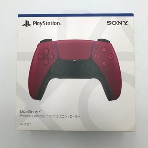 FUR【中古】動作確認済 PS5 DualSense ワイヤレスコントローラー コズミック レッド CFI-ZCT1J02【024-240114-SM-03-FUR】