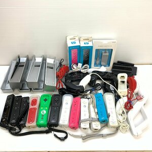 MIN【ジャンク品】 MSMG 周辺機器まとめ Wiiリモコン・ヌンチャク・LANアダプタ他 ジャンク品 〈24-240122-YF-18-MIN〉