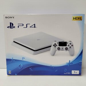 IZU【中古品】 PlayStation4 プレイステーション4 PS4 本体 CUH-2200 1TB グレイシャー・ホワイト 〈033-240126-AS-04-IZU〉