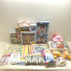 MIN【現状渡し品】 MSMO 星のカービィグッズまとめセット クリアファイル・ぬいぐるみ・ひざ掛け毛布他 〈52-240129-YF-12-MIN〉