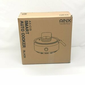 FUR【中古未使用】完備品 ダメージ有 AINX アイネクス スマートオートクッカー AX-C1BN 全自動調理器【098-240130-KO-01-FUR】