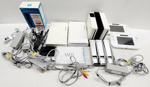 IZU【ジャンク品】 Wii WiiU　本体　リモコン　周辺機器 まとめ売り 〈023-240115-NF-04-IZU〉
