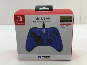 【TAG・中古品】ホリパッド 有線接続 for Nintendo Switch ブルー 任天堂ライセンス商品　24-240122-KY-03-TAG