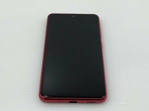 【TAG・中古品】au KDDI 本体のみ「Galaxy A20」32GB レッド　SIMロックあり/判定〇　110-240123-KY-08-TAG