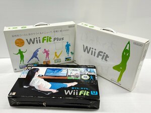 IZU【ジャンク品】 NINTENDO Wii fit Wii fit U 3枚セット まとめ売り ジャンク 〈023-240131-MA-05-IZU〉