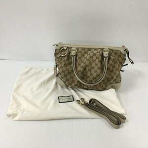 TEI 【現状渡し品】 GUCCI 247902 GG柄 スーキーキャンバス2WAY バッグ グッチ 〈180-240105-YO-14-TEI〉