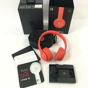 TEI 【中古品】 Beats MX472PA/A SOLO3 Wireless シトラスレッド 〈93-240109-MA-8-TEI〉