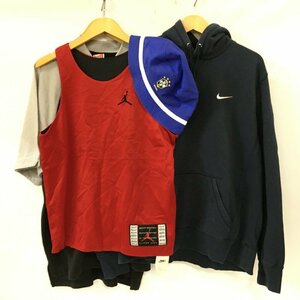 TEI 【中古品】 NIKE ナイキ 4点まとめ タンクトップ ハーフジップ パーカー バケットハットサイズM L 〈148-240114-MK-10-TEI〉