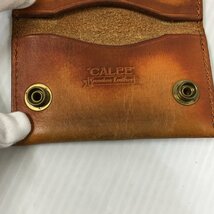 TEI 【中古品】 CALEE レザーコインケース BROWN LEATHER ブラウン レザー 〈201-240117-YO-20-TEI〉_画像6