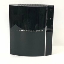 TEI 【現状渡し品】 PS3 本体のみ CECHA00 ブラック 本体 〈23-240121-MK-14-TEI〉_画像1