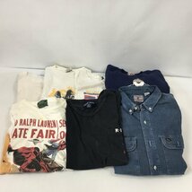 TEI 【現状渡し品】 メンズ衣料品 まとめ7点 RALPH LAUREN HANES CAPTAIN SANTA スウェット Tシャツ シャツ 〈147-240123-YO-12-TEI〉_画像1