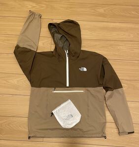 即決：極美品 ノースフェイス THE NORTH FACE Triumph Anorakトライアンフ アノラック M ブラウン×ベージュ パーカー プルオーバー