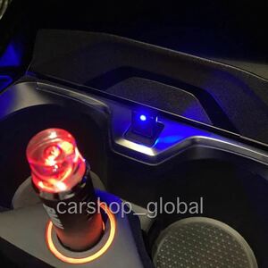 BMW対応 アンビエント USB LEDライト ミニ 左右上下照射方向切替/8色切替/明るさ切替可能 車内ランプ/照明 1/2/3/4/5/6/7/8/X/Z4シリーズ等