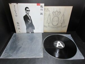 23　見本盤　鮎川誠　クール・ソロ　LP　レコード　帯付　実況録音盤　ジャンク