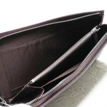 新品【ランバンコレクション】財布対応 レザーセカンドバッグ クラッチバッグ v4323_画像7