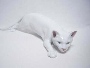 ロイヤルコペンハーゲン 特大４５cm 猫 ネコ フィギュリン 置物