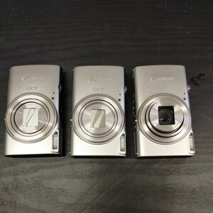 1円〜☆ Canon キャノン コンパクトデジタルカメラ IXY650 3個セット