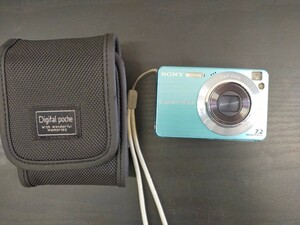 1円〜☆ SONY ソニー コンパクトデジタルカメラ Cyber-Shot DSC-W120 ケース付き