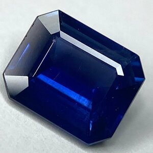 *[KJC] natural ko Random p Roo sapphire 1.254ct loose unset jewel centre gem research place so-ting attaching 7.08×5.87×3.05mm