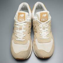 GP0619//2021年モデル*ニューバランス/New Balance*ML574AA2/メンズ8.5D/スニーカー/ランニングシューズ/ローカット/靴/ベージュ系_画像7