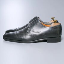 MF9327//イタリア製*サントーニ/Santoni*メンズ7.5/ウイングチップ/レザーシューズ/革靴/黒/ブラック_画像2