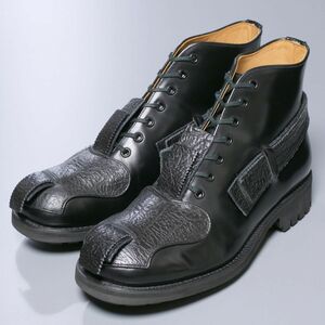 MF9540//アルフレッドサージェント製*ジョンムーア/JOHN MOORE*メンズ8.5/コンバットブーツ/レースアップブーツ/レザーシューズ/革靴/黒