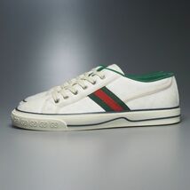 GP2126//イタリア製*グッチ/GUCCI*メンズ9/テニス1977/TENNIS 1977/GGキャンバス+シェリーライン/スニーカー/ローカット/靴_画像2