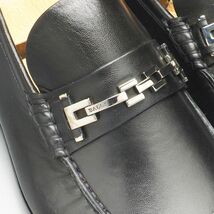 GP1951//未使用/スイス製*バリー/BALLY*メンズEU 7.5F/US 8.5EEE/ビットローファー/レザースリッポン/モカシンシューズ/革靴/黒/ブラック_画像6