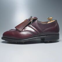 TG7460//デッドストック/ヴィンテージ/アメリカ製*フットジョイ/FootJoy*メンズ6.5EEE/キルト付き/Uチップ/レザーゴルフシューズ/革靴_画像3