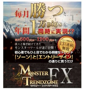 〈限定特典ツール付き〉 最新版 〈モンスタートレンドゾーンFX〉スペシャル特典付き Monster Trend Zone FX モントレFX