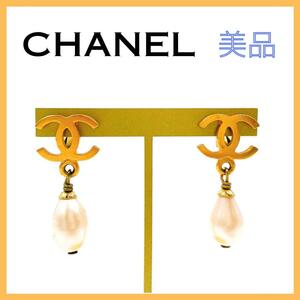 CHANEL（シャネル） ココマーク パール イヤリング ゴールド ヴィンテージ