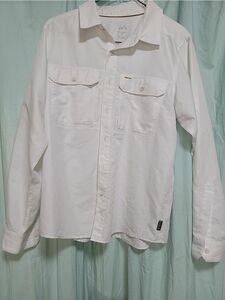 マウンテンハードウェア　MHW キャニオンシャツ　ソリッド　ロングスリーブシャツ　白　ホワイト