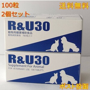 犬猫用 健康補助食品 R＆U30 (100粒) 2個セット【新品・全国一律送料無料】の画像1