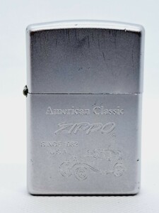 ZIPPO　ジッポー　オイルライター　アメリカンクラシック　2001年製　/ 絶版 希少 スーパータンク オイルタンク 付き