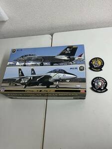 ハセガワ F-14A/B TOMCAT JOLLY ROGERS トムキャット ジョリー ロージャース 2機セット VF-103/FV-84 1:72 未組立 ワッペン中古