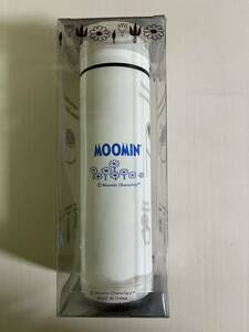 ☆ ムーミン　温度センサー付 ステンレスボトル (白) 容量約500ml ☆未使用 水筒　マイボトル