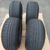 希少！深リム！AME fatlace 15インチ 9.5J +15 4H 100 4本 POTENZA RE-71RS 185/55R15 BS 2本 195/55R15 NEOVA AD08R ネオバ 2本_画像10