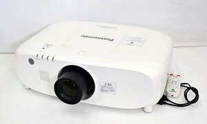 Panasonic/パナソニック 5400lm プロジェクタ□PT-EZ580J ランプ使用244/2829時間 中古 訳あり