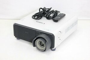 中古 Canon/キヤノン 5000lm 短焦点プロジェクター●WUX500ST ランプ使用1648時間 訳あり